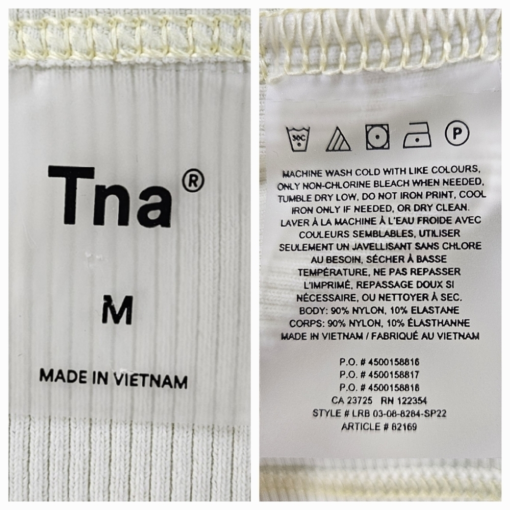 Aritzia Tna Quartz Ribbed Bodycon Mini Dress - Picture 11 of 11